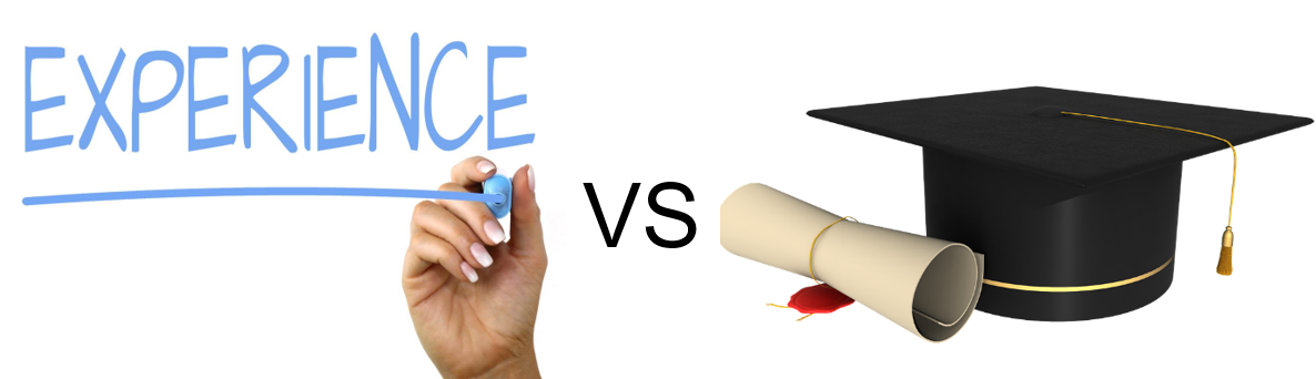 Experience vs Education